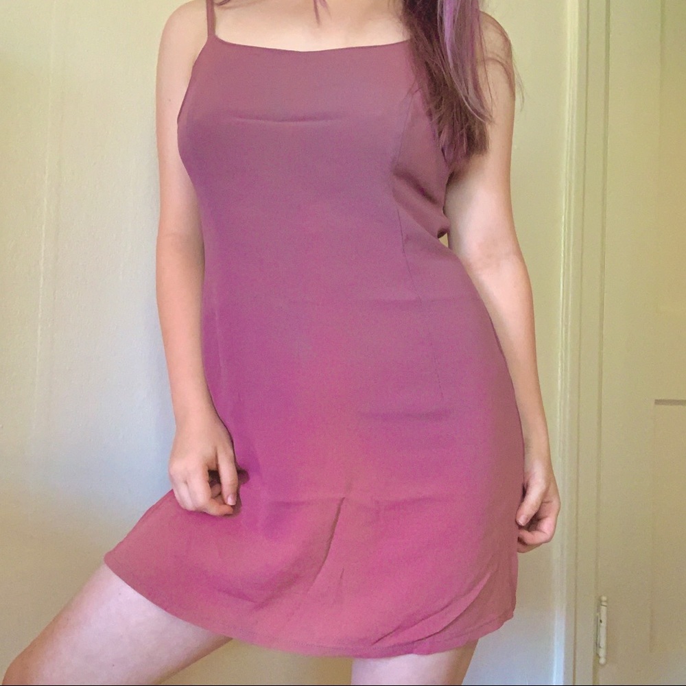 FRENCH CONNECTION OMBRE SLIP DRESS